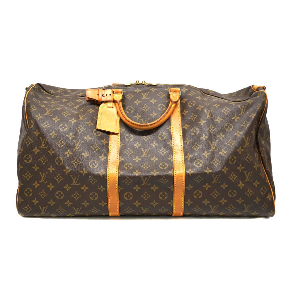 Louis Vuitton Keepall Bandouliere Boston Bag Brown